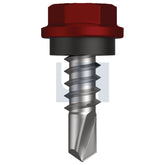 Hobsons - #10-16 x 16 Manor Red (Scoria) -Cl4 As3566 Metal Sds Hex Head + Washer | Fs275-Mr (Pack Of 1000)